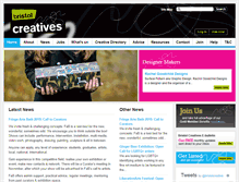Tablet Screenshot of bristolcreatives.co.uk